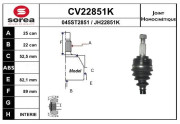 CV22851K Sada kloubů, hnací hřídel EAI