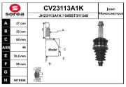 CV23113A1K Sada kloubů, hnací hřídel EAI