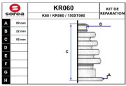 KR060 EAI manżeta hnacieho hriadeľa - opravná sada KR060 EAI