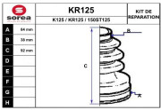 KR125 Sada měchů, hnací hřídel EAI