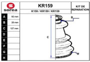 KR159 EAI manżeta hnacieho hriadeľa - opravná sada KR159 EAI