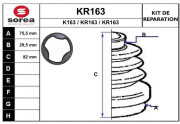 KR163 Sada měchů, hnací hřídel EAI