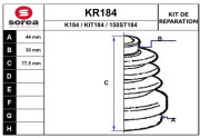 KR184 Sada měchů, hnací hřídel EAI