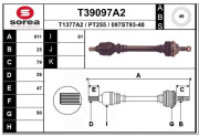 T39097A2 EAI hnací hriadeľ T39097A2 EAI