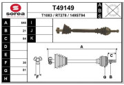 T49149 EAI hnací hriadeľ T49149 EAI