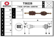 T58228 EAI hnací hriadeľ T58228 EAI