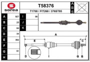 T58376 EAI hnací hriadeľ T58376 EAI