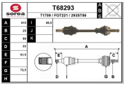 T68293 Hnací hřídel EAI