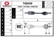 T68459 EAI hnací hriadeľ T68459 EAI