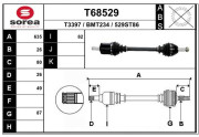 T68529 EAI hnací hriadeľ T68529 EAI