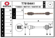 T78184A1 Hnací hřídel EAI