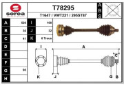 T78295 EAI hnací hriadeľ T78295 EAI