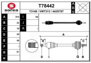 T78442 EAI hnací hriadeľ T78442 EAI