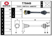 T78449 EAI hnací hriadeľ T78449 EAI