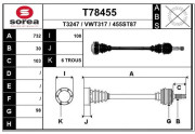 T78455 EAI hnací hriadeľ T78455 EAI