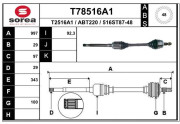 T78516A1 Hnací hřídel EAI