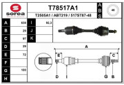 T78517A1 Hnací hřídel EAI