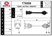 T78599 EAI hnací hriadeľ T78599 EAI