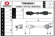 T98406A1 EAI hnací hriadeľ T98406A1 EAI