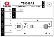 T98506A1 Hnací hřídel EAI