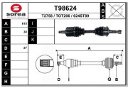 T98624 EAI hnací hriadeľ T98624 EAI