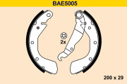 BAE5005 Sada brzdových čelistí BARUM