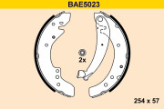 BAE5023 Sada brzdových čelistí BARUM