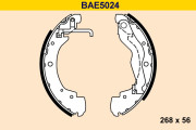 BAE5024 Sada brzdových čelistí BARUM