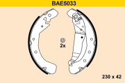 BAE5033 Sada brzdových čelistí BARUM