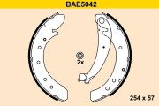 BAE5042 Sada brzdových čelistí BARUM