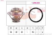 1.880.328 Termostat, chladivo Made in Italy - OE Equivalent EPS