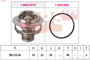 1.880.957 Termostat, chladivo Made in Italy - OE Equivalent EPS