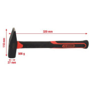 142.1351 KS TOOLS 142.1351 Se sklolaminátovou násadou KS TOOLS