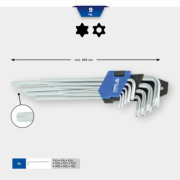 BT044019 Sada zahnutých šroubováků KS TOOLS