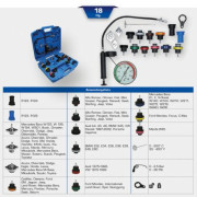 BT521200 KS TOOLS sada na testovanie, tlak chladiacej sustavy BT521200 KS TOOLS