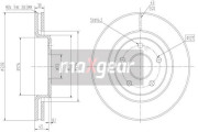 19-2323 Brzdový kotouč MAXGEAR