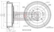 19-3192 Brzdový buben MAXGEAR