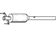 P9820DPF Filtr pevnych castic, vyfukovy system FENNO