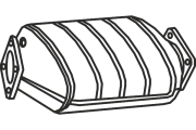 P9912DPF FENNO filter sadzí/pevných častíc výfukového systému P9912DPF FENNO