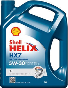 550046287 Motorový olej Helix HX7 Professional AF 5W-30 SHELL