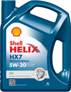 550046292 Motorový olej Helix HX7 Professional AV 5W-30 SHELL