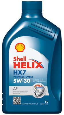 550046589 Motorový olej Helix HX7 Professional AF 5W-30 SHELL