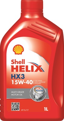 550046596 Motorový olej Helix HX3 15W-40 SHELL