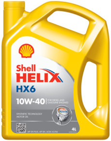 550053776 Motorový olej Helix HX6 10W-40 SHELL