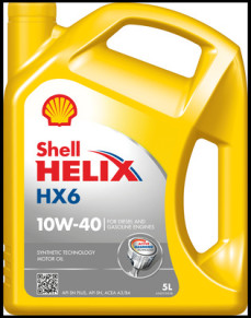 550053777 Motorový olej Helix HX6 10W-40 SHELL