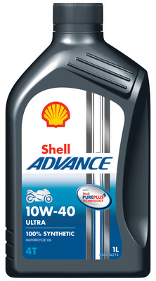 550053785 Motorový olej Advance 4T Ultra 10W-40 (SN/MA2) SHELL