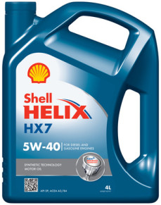 550070319 Motorový olej Helix HX7 5W-40 (SP) SHELL