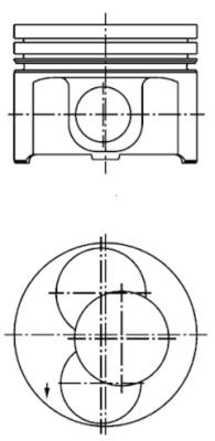 40092700 Píst KOLBENSCHMIDT