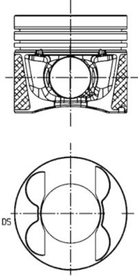 40095600 Píst KOLBENSCHMIDT