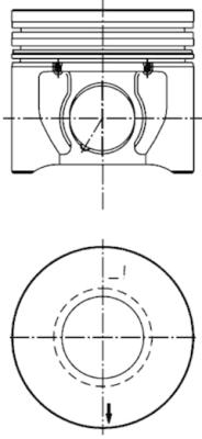 40171600 Píst KOLBENSCHMIDT